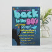 Invitation Retour à l'invitation de la fête d'anniversaire de (Debout devant)