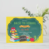 Invitation Retour à l'invitation de la fête scolaire (Debout devant)