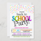 Invitation Retour à l'invitation de la fête scolaire (Devant)