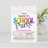 Invitation Retour à l'invitation de la fête scolaire (Debout devant)