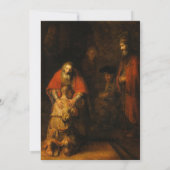 Invitation Retour du fils prodigue par Rembrandt van Rijn (Dos)
