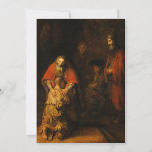 Invitation Retour du fils prodigue par Rembrandt van Rijn