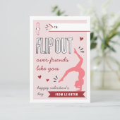 Invitation Retourner Gymnastique Classroom Valentine's Day Ca (Debout devant)