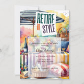 Invitation Retrait Dans Le Style I Deleva Pique-Nique Retrait (Devant)