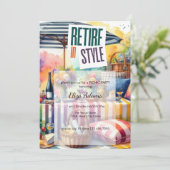 Invitation Retrait Dans Le Style I Deleva Pique-Nique Retrait (Debout devant)