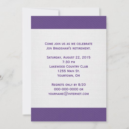 Invitation Retraite (Dos)