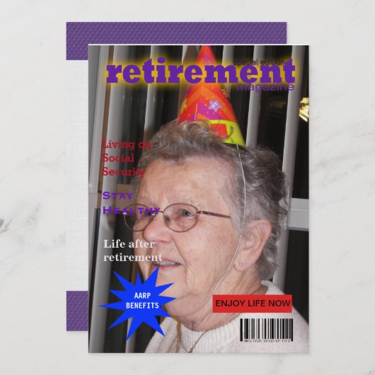 Invitation Retraite (Devant / Derrière)