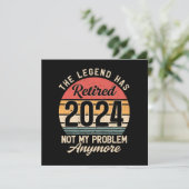 Invitation Retraité 2024 Plus Mon Problème (Debout devant)