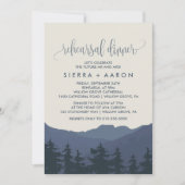 Invitation Retraite à la montagne Dîner de répétition (Devant)