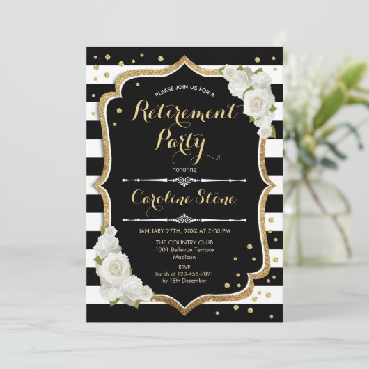 Invitation Retraite - Blancs noirs (Debout devant)