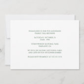 Invitation Retraite d'automne personnalisée Sunset Mountain P (Dos)