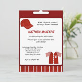 Invitation Retraite de baseball (Debout devant)