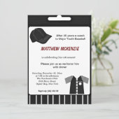 Invitation Retraite de baseball (Debout devant)