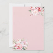 Invitation Retraite de cadre Or Rose Blush (Dos)