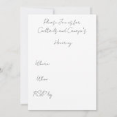 Invitation Retraite de cocktail et canapés (Dos)