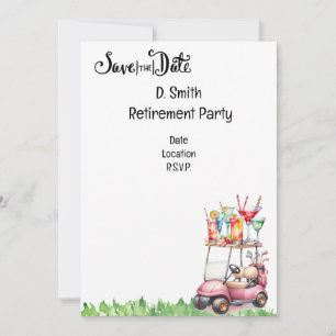 Invitation Retraite de golf pour femme golfeuse