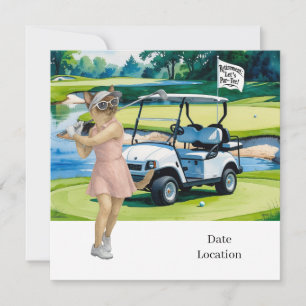 Invitation Retraite de golf pour l'invitation des Amoureux de