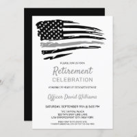 Retraite de l'agent correctionnel Ligne mince de g