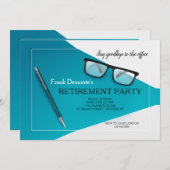 Invitation Retraite de l'invitation de bureau (Devant / Derrière)