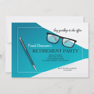 Invitation Retraite de l'invitation de bureau