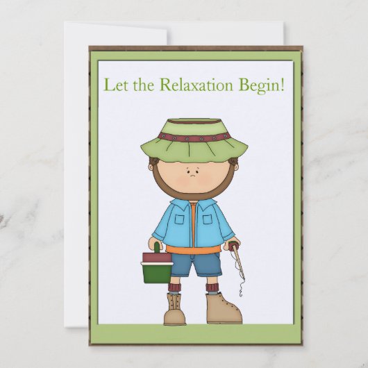 Invitation Retraite de pêcheur (Dos)