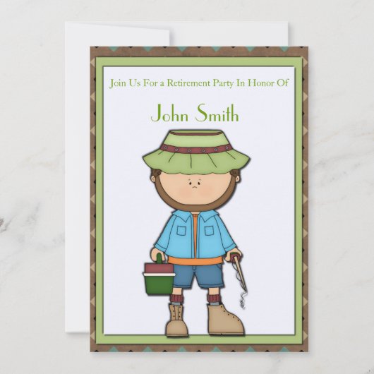 Invitation Retraite de pêcheur (Devant)