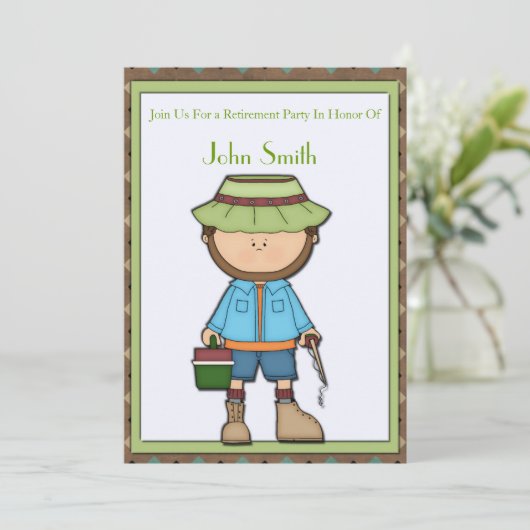 Invitation Retraite de pêcheur (Debout devant)