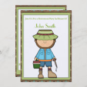 Invitation Retraite de pêcheur (Devant / Derrière)