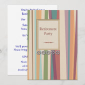 Invitation Retraite de Stripes et Rivets (Devant / Derrière)