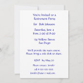 Invitation Retraite de tapis rouge (Dos)