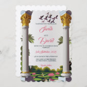 Invitation Retraite de Wedding Invite_regal (Devant / Derrière)