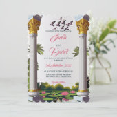 Invitation Retraite de Wedding Invite_regal (Debout devant)