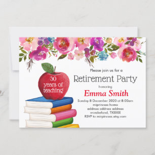 Invitation retraite d'enseignant, Apple, retraite d'enseignan