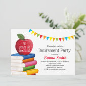 Invitation retraite d'enseignant, Apple, retraite d'enseignan (Debout devant)