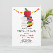 Invitation retraite d'enseignant, Apple, retraite d'enseignan (Debout devant)