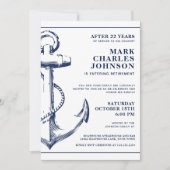 Invitation Retraite des Ancres nautiques de la Marine (Devant)