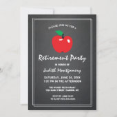 Invitation Retraite des enseignants Apple Chalkboard Script m (Devant)