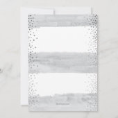 Invitation Retraite des enseignants Pomme Aquarelle Gris Gris (Dos)