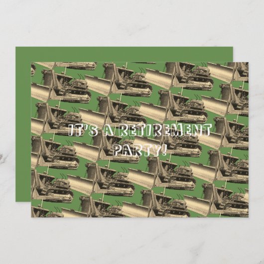 INVITATION RETRAITE DES INGÉNIEURS D'EXPLOITATION (Devant / Derrière)