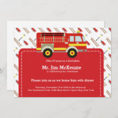 Invitation Retraite des pompiers (Devant / Derrière)