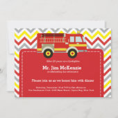 Invitation Retraite des pompiers (Devant)