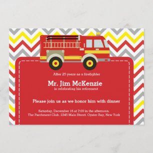 Invitation Retraite des pompiers