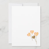 Invitation Retraite d'été, thème Citrus orange (Dos)