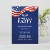 Invitation RETRAITE DU COLONEL Ailes d'aigle d'argent (Debout devant)