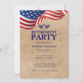 Invitation RETRAITE DU COLONEL ARGENT Aigle (Devant)