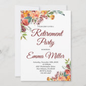 Invitation Retraite florale Boho (Devant)