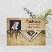 Invitation Retraite Invitation, Photo, Chaussures (Debout devant)