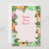 Invitation Retraite Jardin d'été Cocktail Party (Dos)