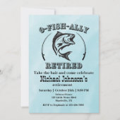 Invitation Retraite O-fish à la retraite pêche amusante (Devant)