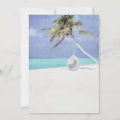 Invitation Retraite Party Tropical Beach (Dos)